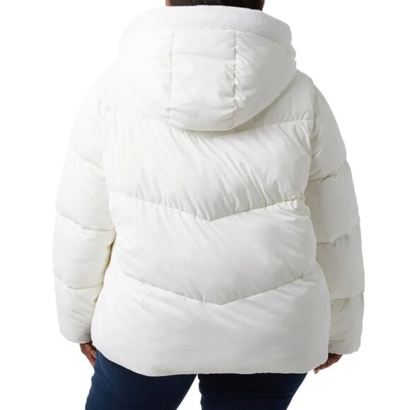 32 Degrees Women’s Quilted Jacket with Plush Lined Hood - Picture 8 of 8